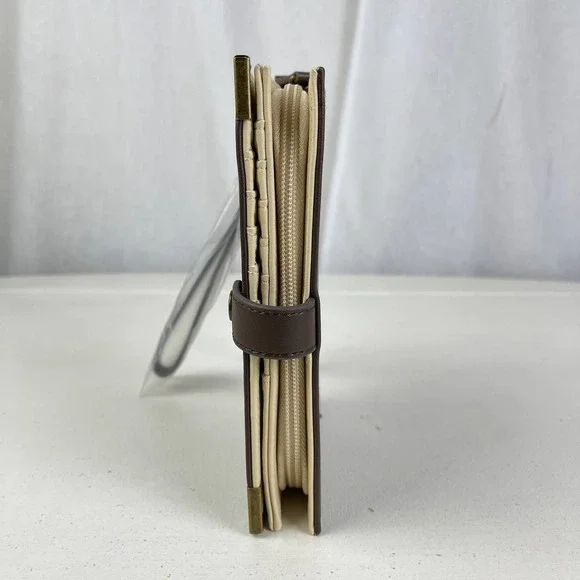 🚫SOLD🚫 NWT Think Geek Spellbook Billfold Wallet SOLD OUT Brown Faux Leather - Picture 6 of 16